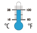 60-100℉/16-38℃